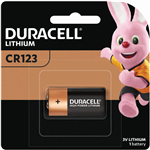 DURACELL CR123 COPPERTOP LITHIUM 3V BATTERY