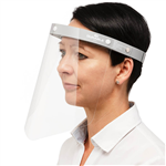 DURABLE FACE VISOR CLEARGREY