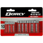 DORCY ALKALINE AAAAA BATTERY COMBO PACK