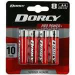 DORCY SUPER ALKALINE AA BATTERY PACK 8