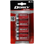 DORCY SUPER ALKALINE C BATTERY PACK 4