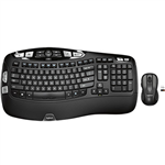 LOGITECH MK550 WAVE WIRELESS KEYBOARD AND MOUSE COMBO BLACK