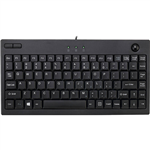 ADESSO AKB310UB MINI TRACKBALL USB KEYBOARD BLACK