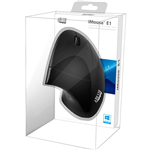 ADESSO E1 IMOUSE ERGONOMIC VERTICAL ILLUMINATED USB MOUSE BLACK