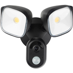 BRILLIANT SMART ALLY FLOODLIGHT AND WIFI 1080P OUTDOOR CAMERA BLACK