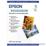 EPSON S041342 ARCHIVAL MATTE PHOTO PAPER 192GSM A4 WHITE PACK 50
