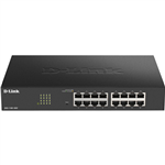 DLINK DGS110016V2 SMART SWITCH 16 PORT GIGABIT MANAGED BLACK