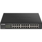 DLINK DGS110024PV2 SMART SWITCH 24 PORT GIGABIT POE MANAGED BLACK