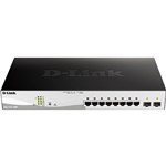 DLINK DGS121010MP SMART SWITCH 10 PORT GIGABIT POE MANAGED BLACK SILVER