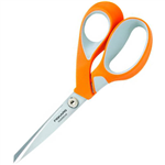 FISKARS RAZOREDGE SOFTGRIP SCISSORS 200MM ORANGE