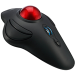 ADESSO IMOUSE T40 WIRELESS PROGRAMMABLE ERGONOMIC TRACKBALL MOUSE BLACK