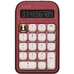 AZIO IZO BLUETOOTH NUMBER PAD AND CALCULATOR BAROQUE ROSE