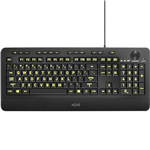AZIO KB506 VISION LARGE PRINT WIRED KEYBOARD BLACK