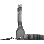 LINDY 40470 RJ45 PORT BLOCKER WITH KEY PACK 10 GREY