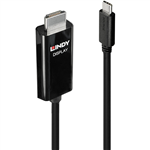 LINDY 43263 ADAPTER CABLE USBC TO HDMI 4K 3M BLACK