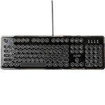 AZIO RETRO CLASSIC USB KEYBOARD BLACK