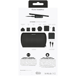 MOPHIE CHARGE STREAM INTERNATIONAL WIRELESS CHARGER TRAVEL KIT BLACK