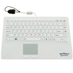SEAL SHIELD TOUCH WATERPROOF WIRED KEYBOARD WHITE