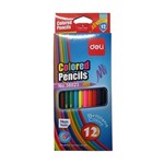 DELI COLOURED PENCILS ASSORTED BOX 12