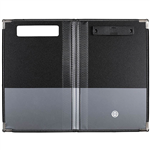 ESSELTE SUPERTUFF CLIPBOARD DOUBLE REINFORCED EDGES FOOLSCAP BLACK