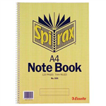 SPIRAX 595 NOTEBOOK 7MM RULED SPIRAL BOUND SIDE OPEN 120 PAGE A4