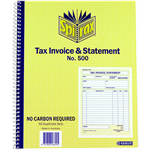 SPIRAX 500 TAX INVOICE AND STATEMENT BOOK QUARTO 250 X 200MM