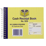 SPIRAX 504 CASH RECEIPT BOOK 102 X 127MM