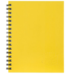 SPIRAX 512 NOTEBOOK 7MM RULED HARD COVER SPIRAL BOUND A4 200 PAGE YELLOW