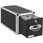 LEITZ VAULTZ CD CABINET 1 DRAWER BLACK