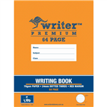 WRITER PREMIUM WRITING BOOK 24MM DOTTED THIRDS 70GSM 64 PAGE 330 X 240MM TURTLE