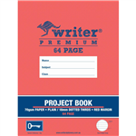 WRITER PREMIUM PROJECT BOOK 18MM PLAINDOTTED THIRDS 70GSM 64 PAGE 330 X 240MM KEY