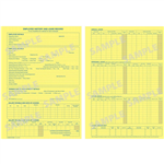 ZIONS EHR2 EMPLOYEE HISTORY AND LEAVE CARD A4 YELLOW PACK 20