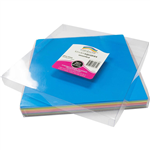 RAINBOW KINDER SHAPES PAPER SQUARE 85GSM 254MM GLOSSY ASSORTED PACK 360