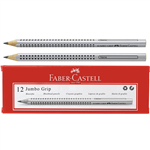 FABERCASTELL JUMBO GRIP TRIANGULAR GRAPHITE PENCIL B BOX 12
