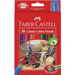 FABERCASTELL CLASSIC COLOUR PENCILS ASSORTED PACK 36