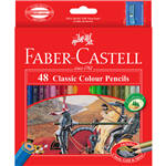 FABERCASTELL CLASSIC COLOUR PENCILS ASSORTED PACK 48