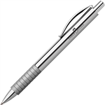 FABERCASTELL ESSENTIO METAL BALLPOINT PEN SILVER SHINY