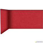 FILASORB MOBILE ACOUSTIC TABLE DIVIDER LSHAPE 406 X 914 X 445MM LIPSTICK RED