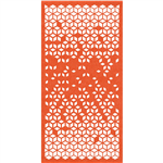 FILASORB HANGING SCREEN BLIZZARD 1220 X 2800 X 12MM CARROT