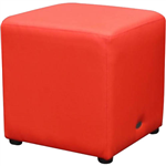 DURASEAT OTTOMAN CUBE RED