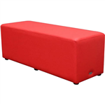 DURASEAT OTTOMAN RECTANGLE RED