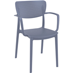 LOFT CHAIR ARMS ANTHRACITE