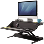 FELLOWES LOTUS SIT STAND WORKSTATION 832 X 616MM BLACK