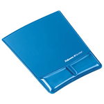 FELLOWES GEL MOUSE PAD AND WRIST REST BLUE