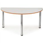 QUORUM GEOMETRY MEETING TABLE HALF ROUND 1500MM