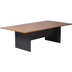 RAPID WORKER BOARDROOM TABLE 2400 X 1200MM BEECHIRONSTONE