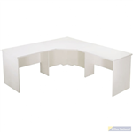 RAPID VIBE CORNER WORKSTATION COMPLETE 1800 X 1800 X 600MM WHITE