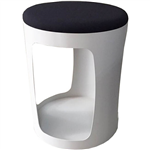 RAPIDLINE CONNECT 2 OTTOMAN BLACKWHITE