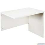 RAPID VIBE CR6 WORKSTATION DESK RETURN 900 X 600MM NATURAL WHITE