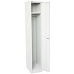 GO STEEL LOCKER 1 DOOR 380 X 455 X 1830MM SILVER GREY